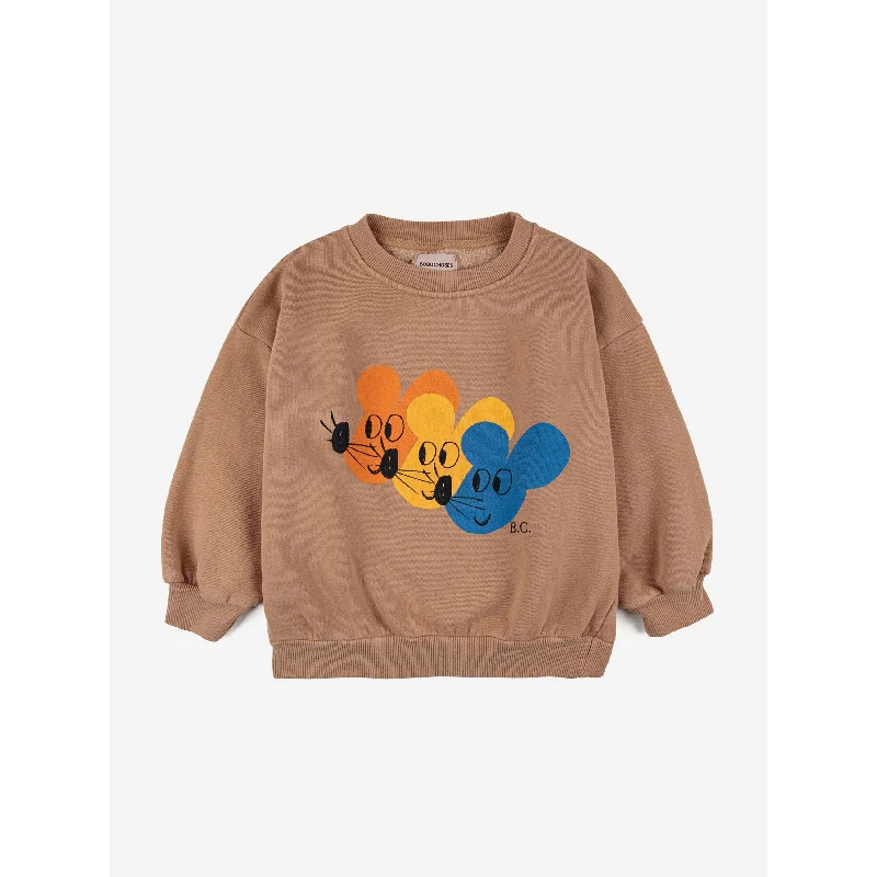 Bobo Choses Multicolor Mouse Sweatshirt