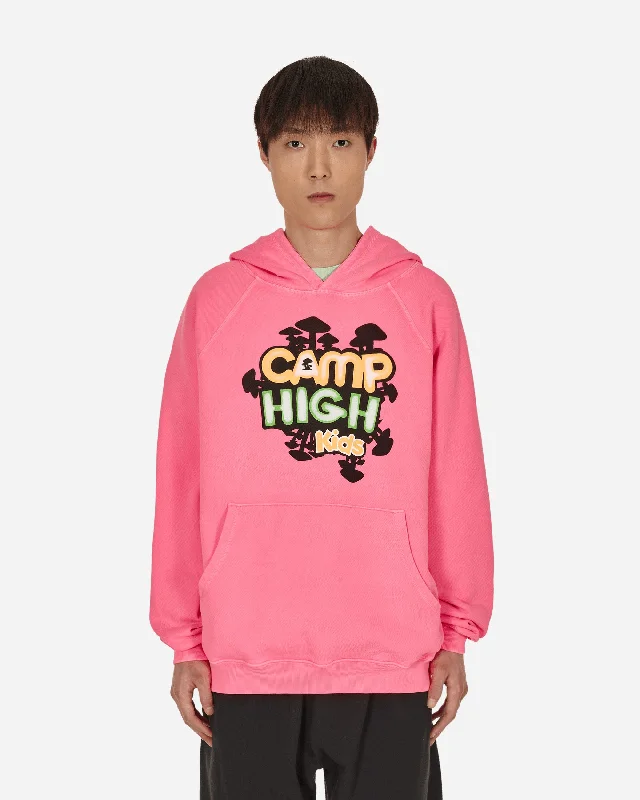 Camp High Kids Hooded Sweatshirt Pink