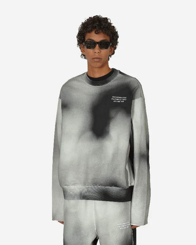 Cut Off Crewneck Sweatshirt Moonscape