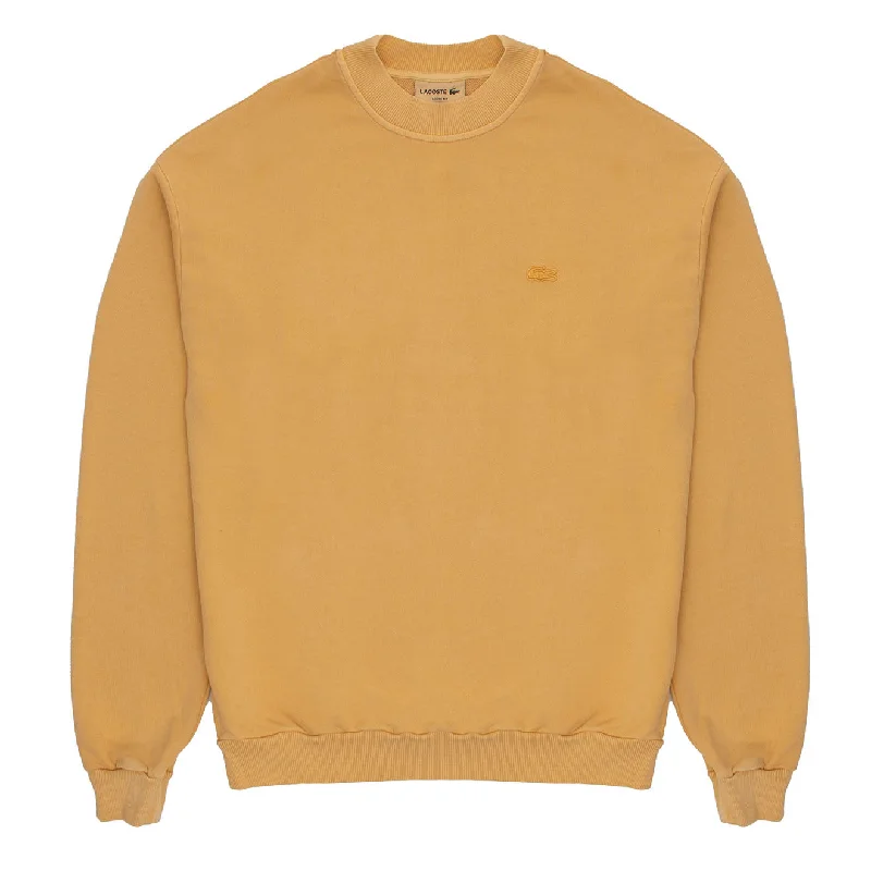 Lacoste Eco Dye Sweatshirt Golden Haze