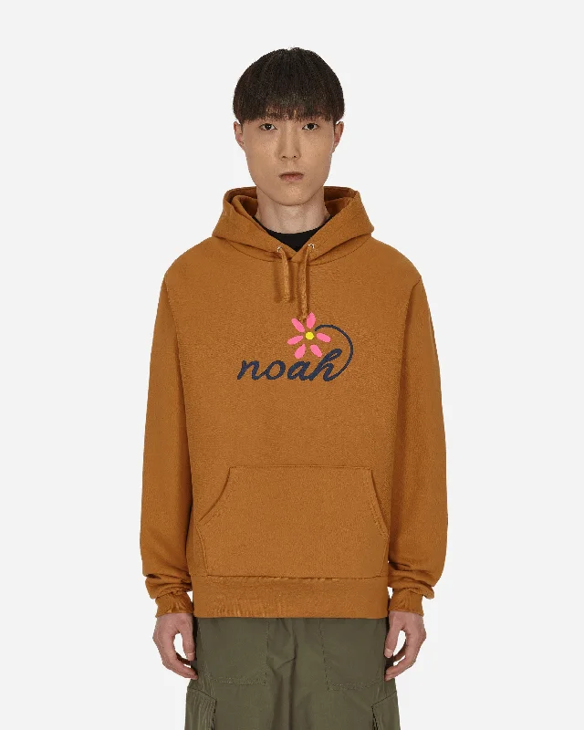 Florist Hooded Sweatshirt Brown