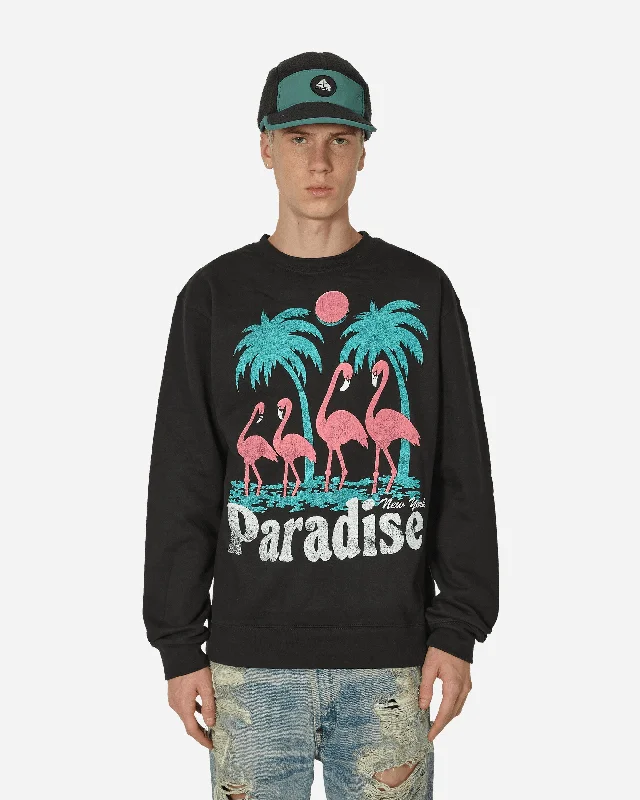 Storks Crewneck Sweatshirt Black