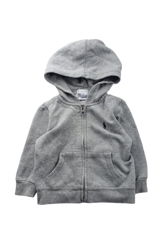 Ralph Lauren Hooded Zippered Sweatshirt 6-12M