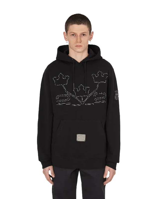 Slam Jam Hooded Sweatshirt Black