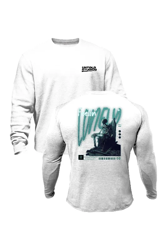 Untold Studios Feelin Lonely Sweatshirt - White