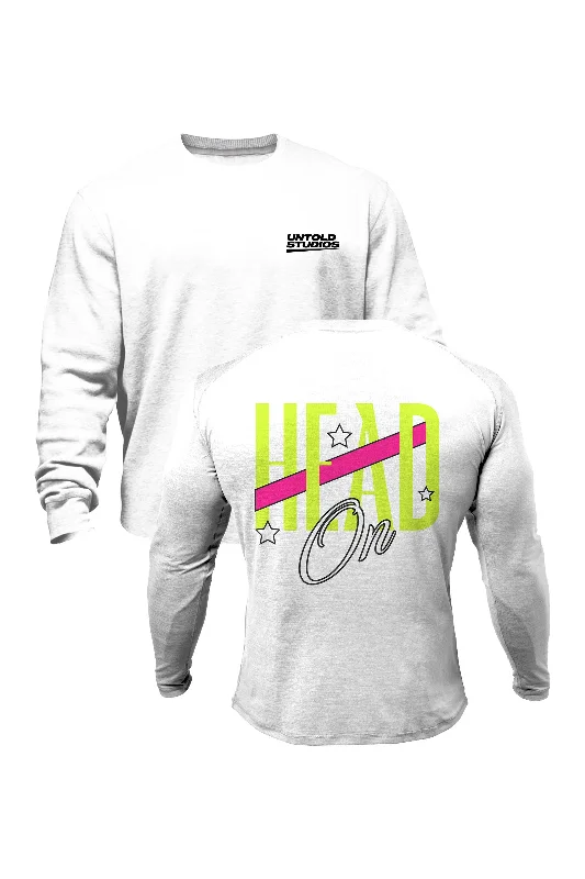 Untold Studios Head On Typography Logo Sweatshirt - White