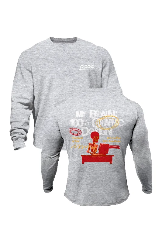 Untold Studios My Brain Sweatshirt - Grey