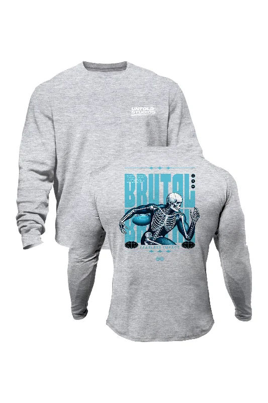 Untold Studios Rugby Skull Sweatshirt - Grey