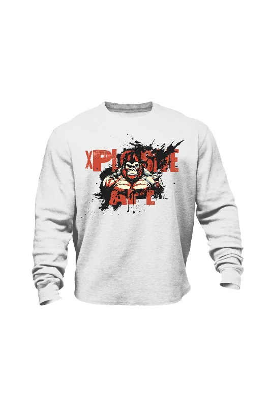 XAPE Splatter V1 Sweatshirt - White